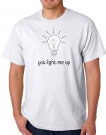You Light Me Up Bulb T-shirt